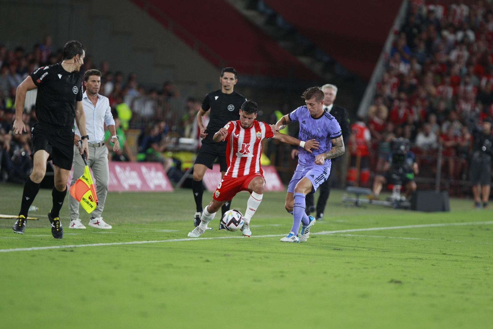 Imágenes del partido U.D. Almería-Real Madrid C.F. de la Liga Santander