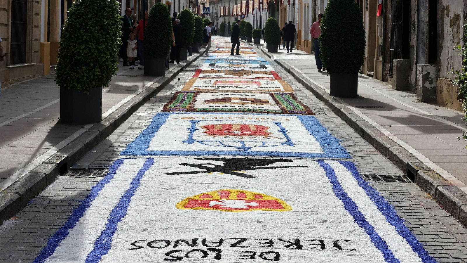 Las alfombras de sal de la calle Merced.