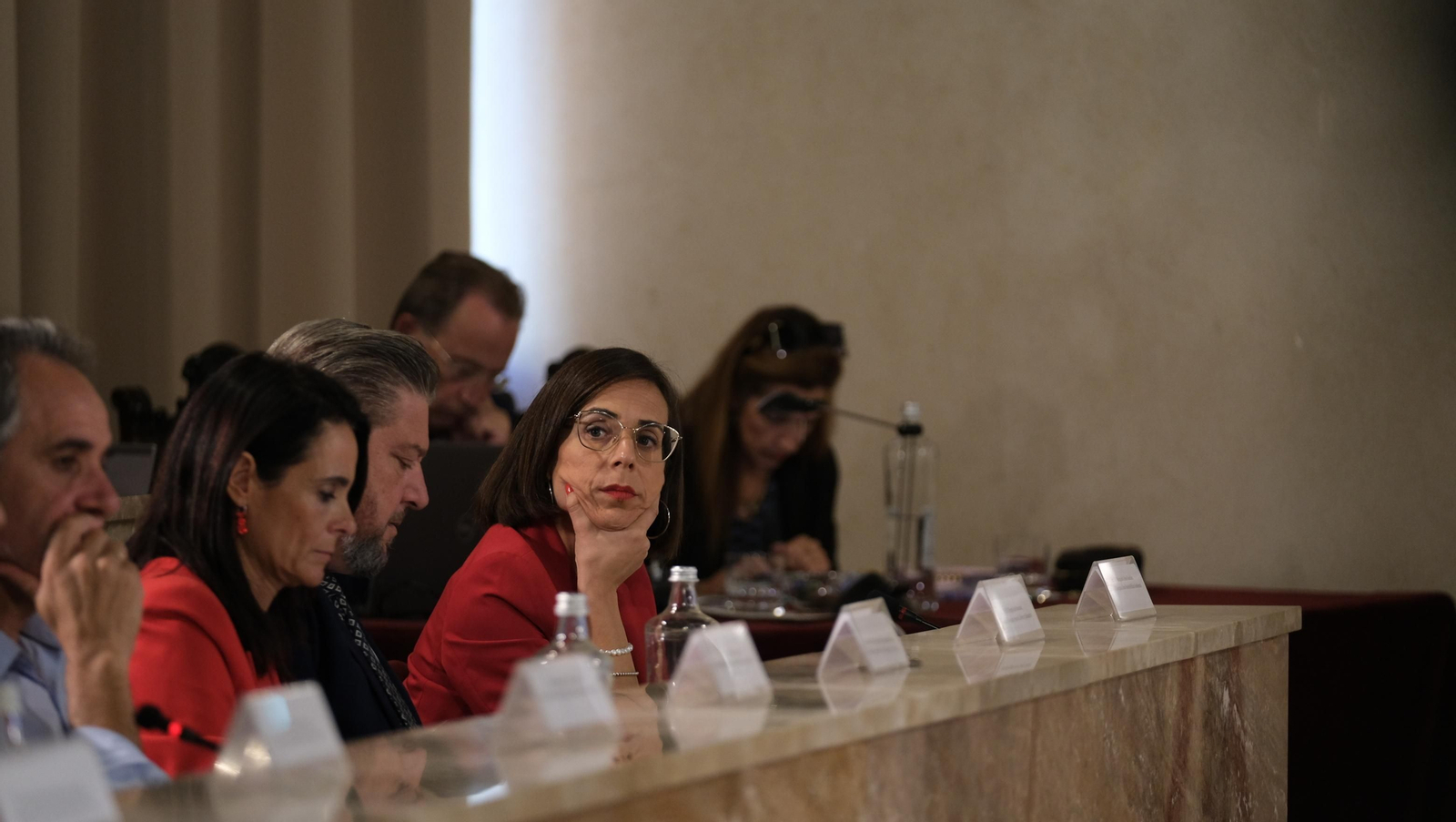 Imágenes del pleno del Ayuntamiento de Almería