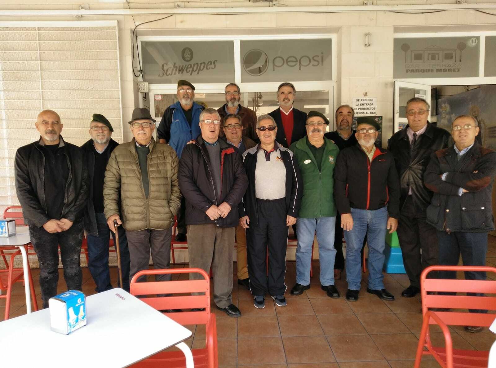 Los veteranos de la Compañía de Operaciones Especiales de Huelva, en la actualidad.