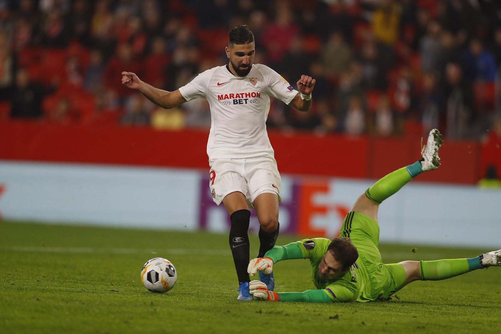 La imágenes del Sevilla fc-Qarabag Fk