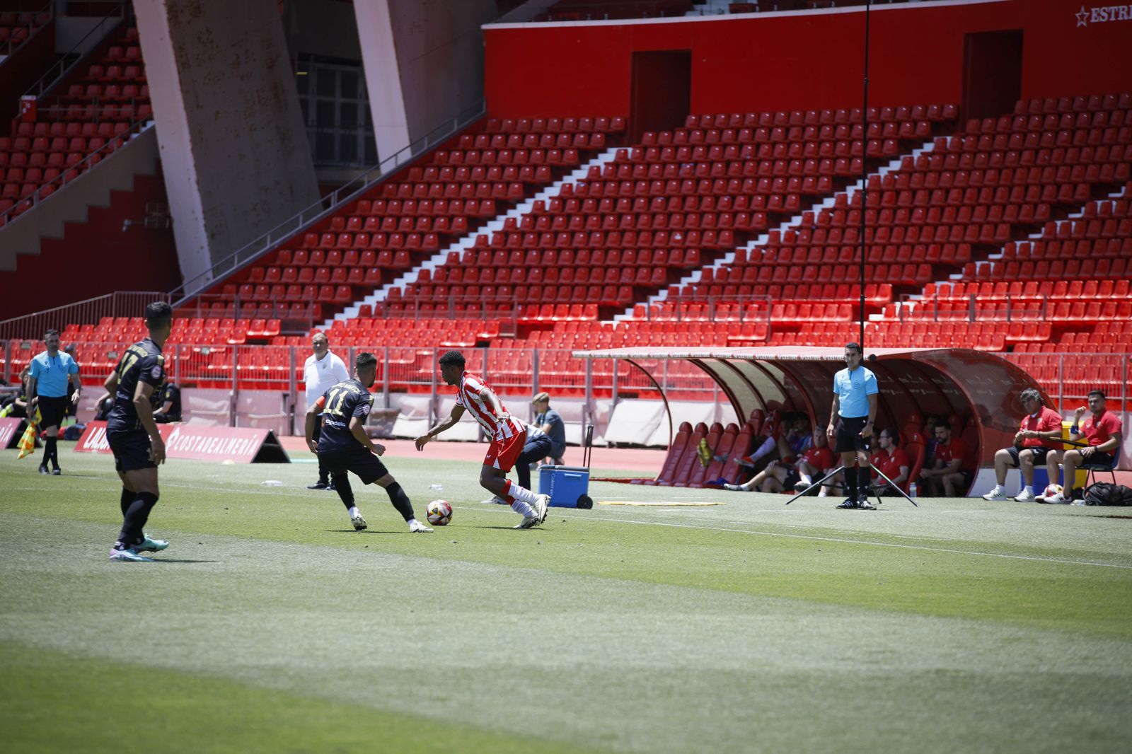 Imágenes del partido entre el Almería B y el Real Jaén