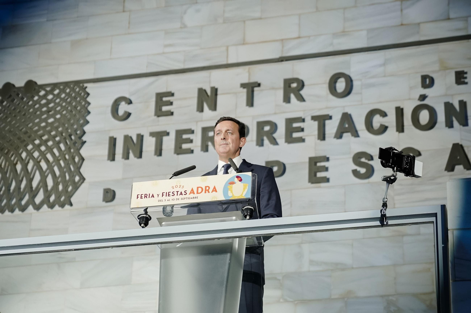 Javier A. García, en un momento del pregón.