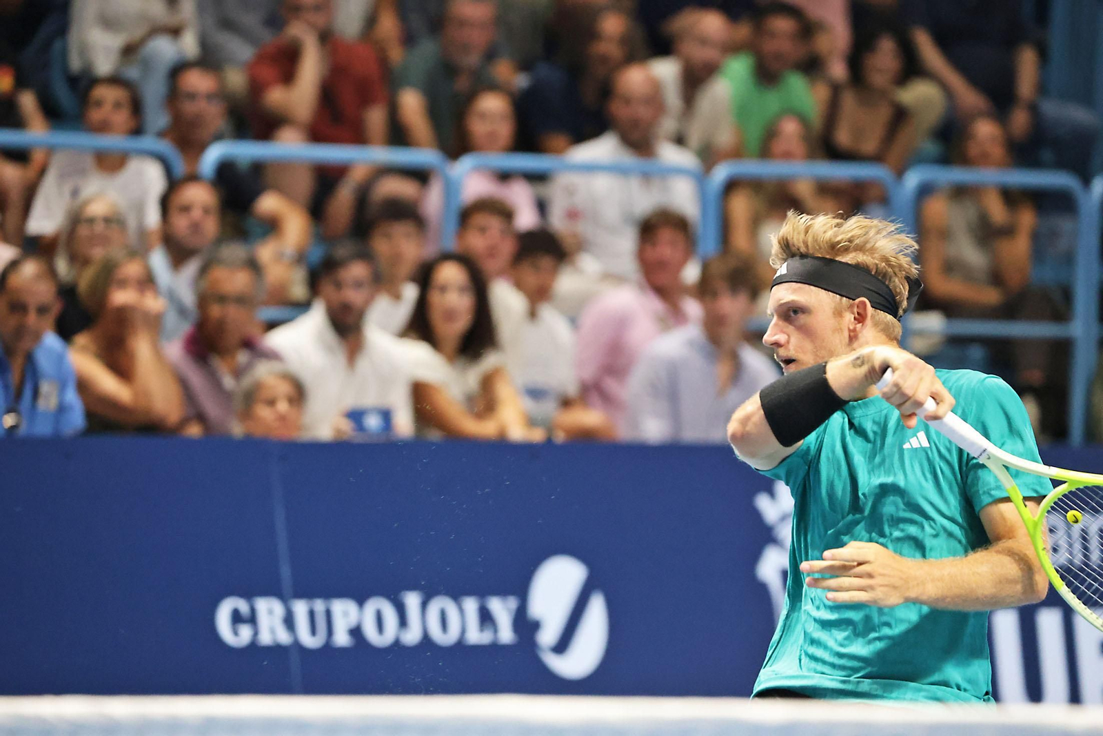 Imágenes de la final masculina de la Copa del Rey de tenis entre Daniil Medvedev y Alejandro Davidovich