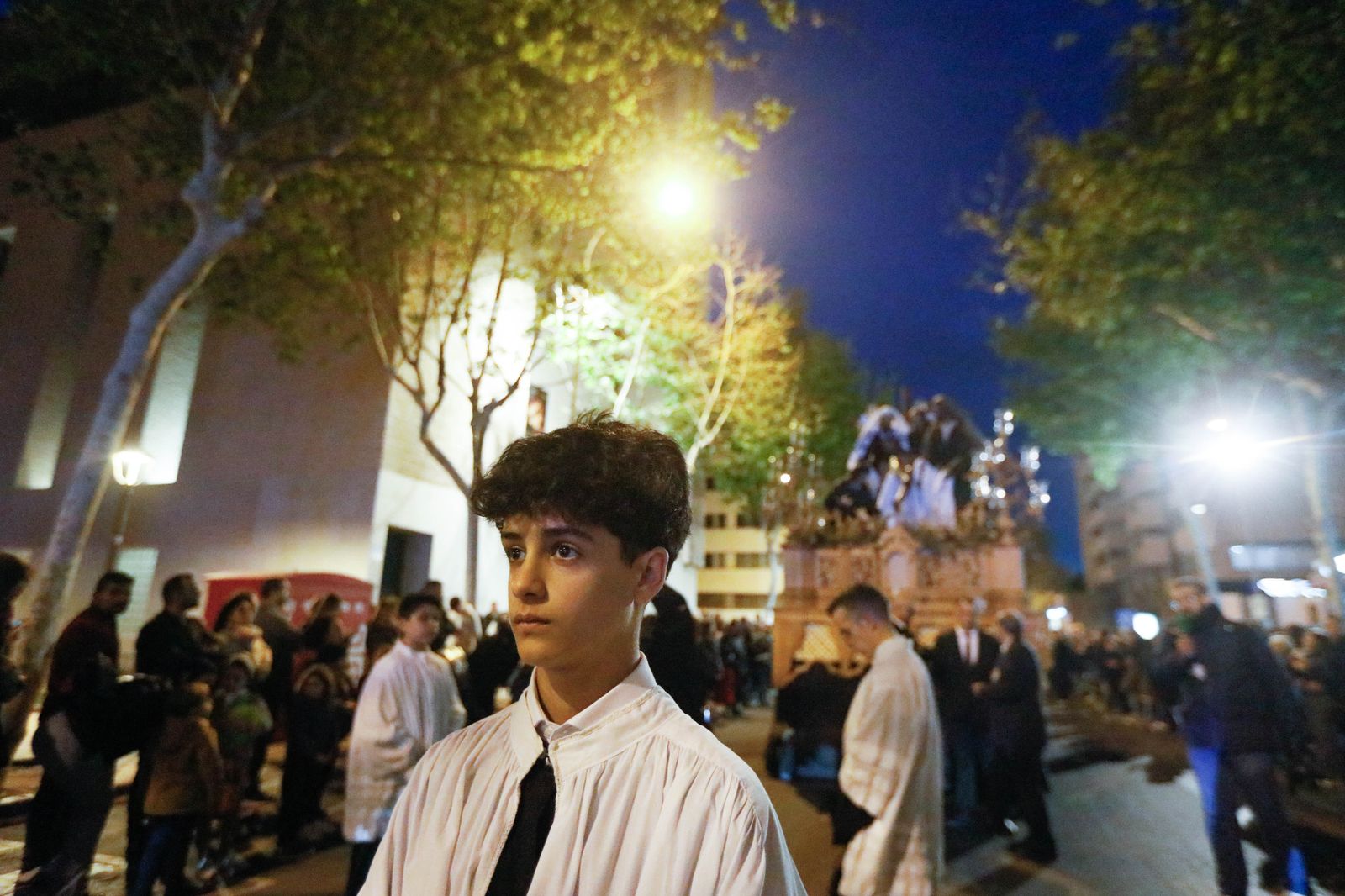 La procesión de La Caridad de Almería, en imágenes