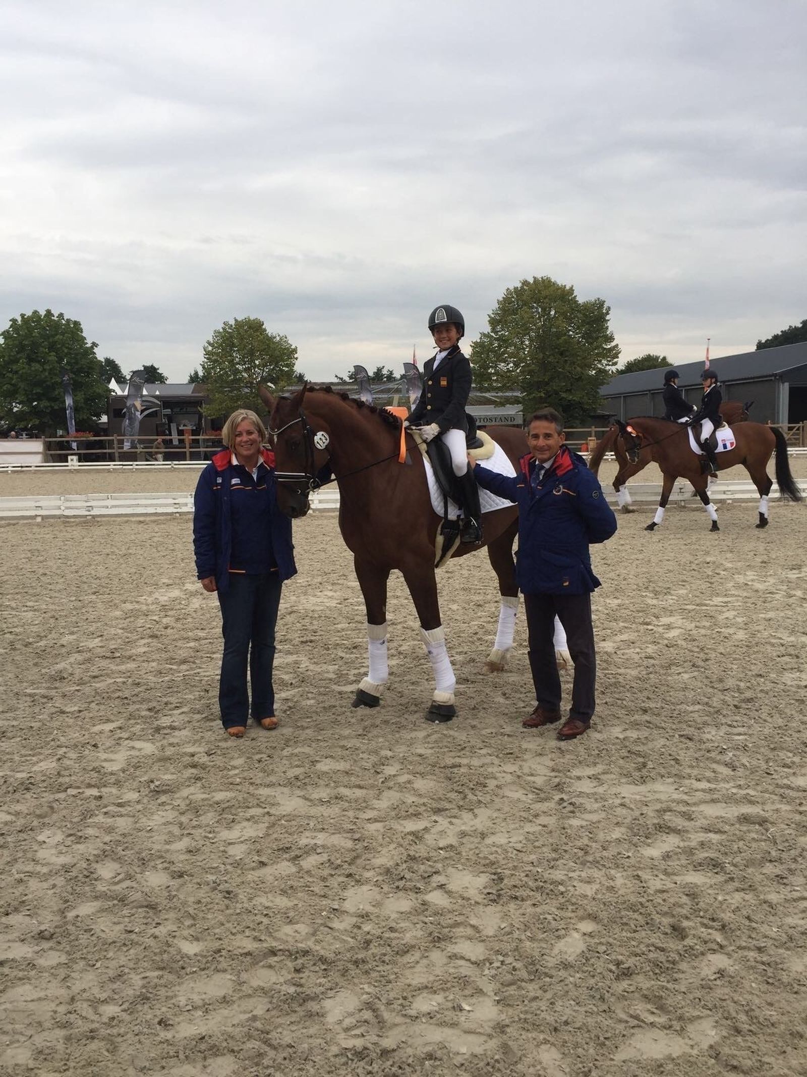 El joven jinete Bruno Cid, campeón regional en Chapín.