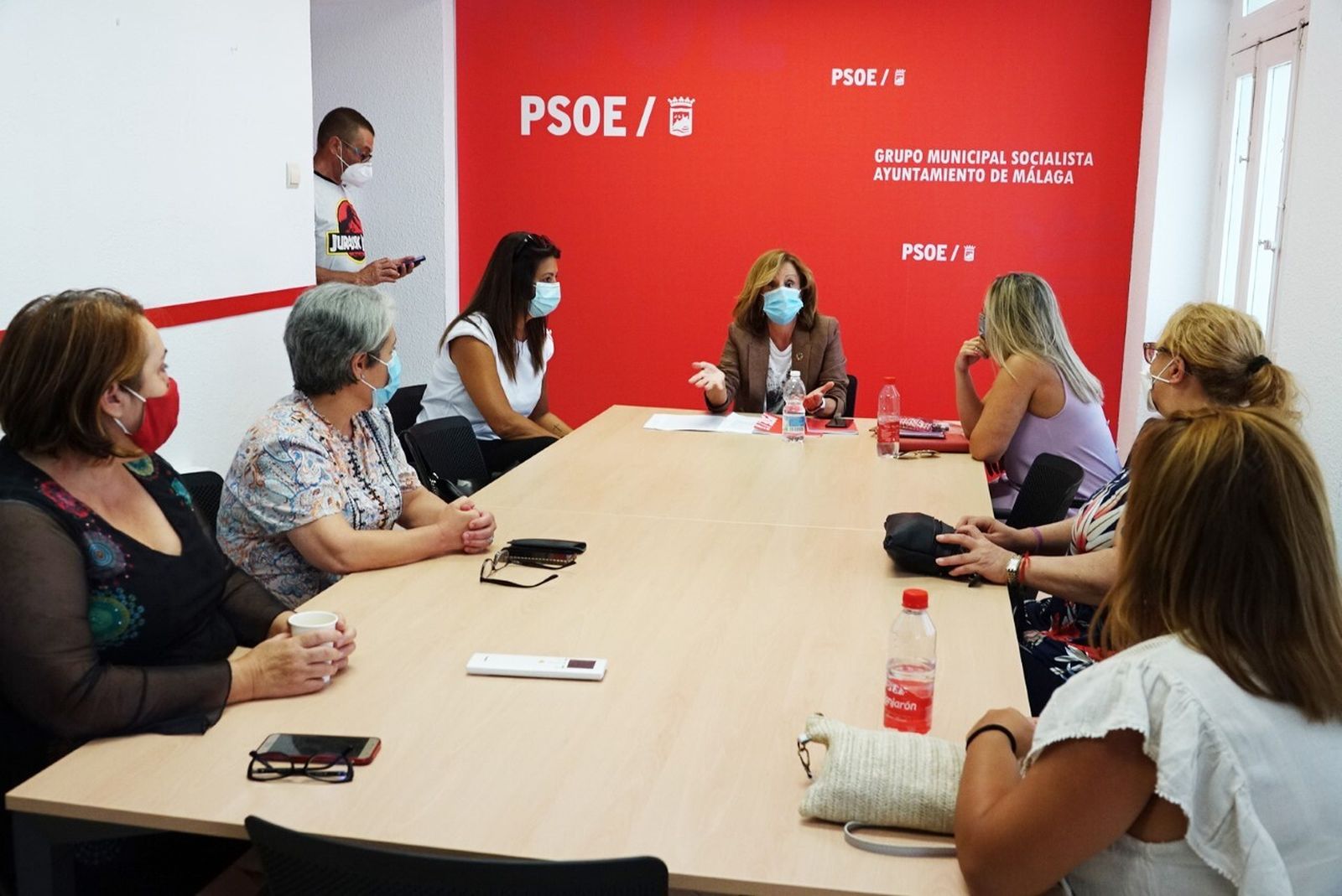 La reunión del PSOE.