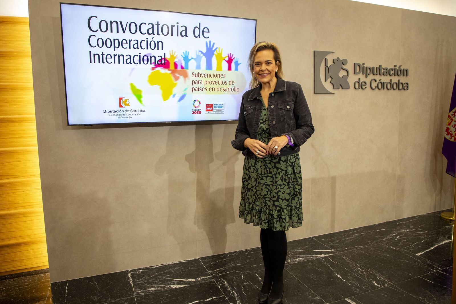 Auxiliadora Moreno presenta la convocatoria de subvenciones para proyectos de cooperación 2024.