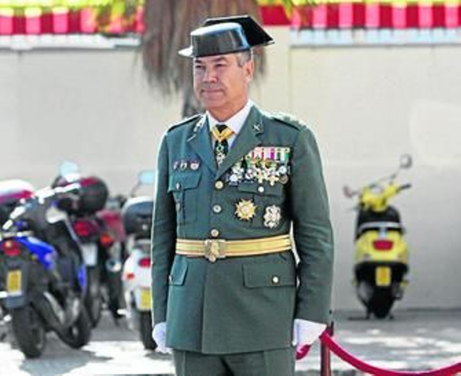 El todavía coronel Antonio Tocón Díez, que ascenderá en breve a general de la Guardia Civil.