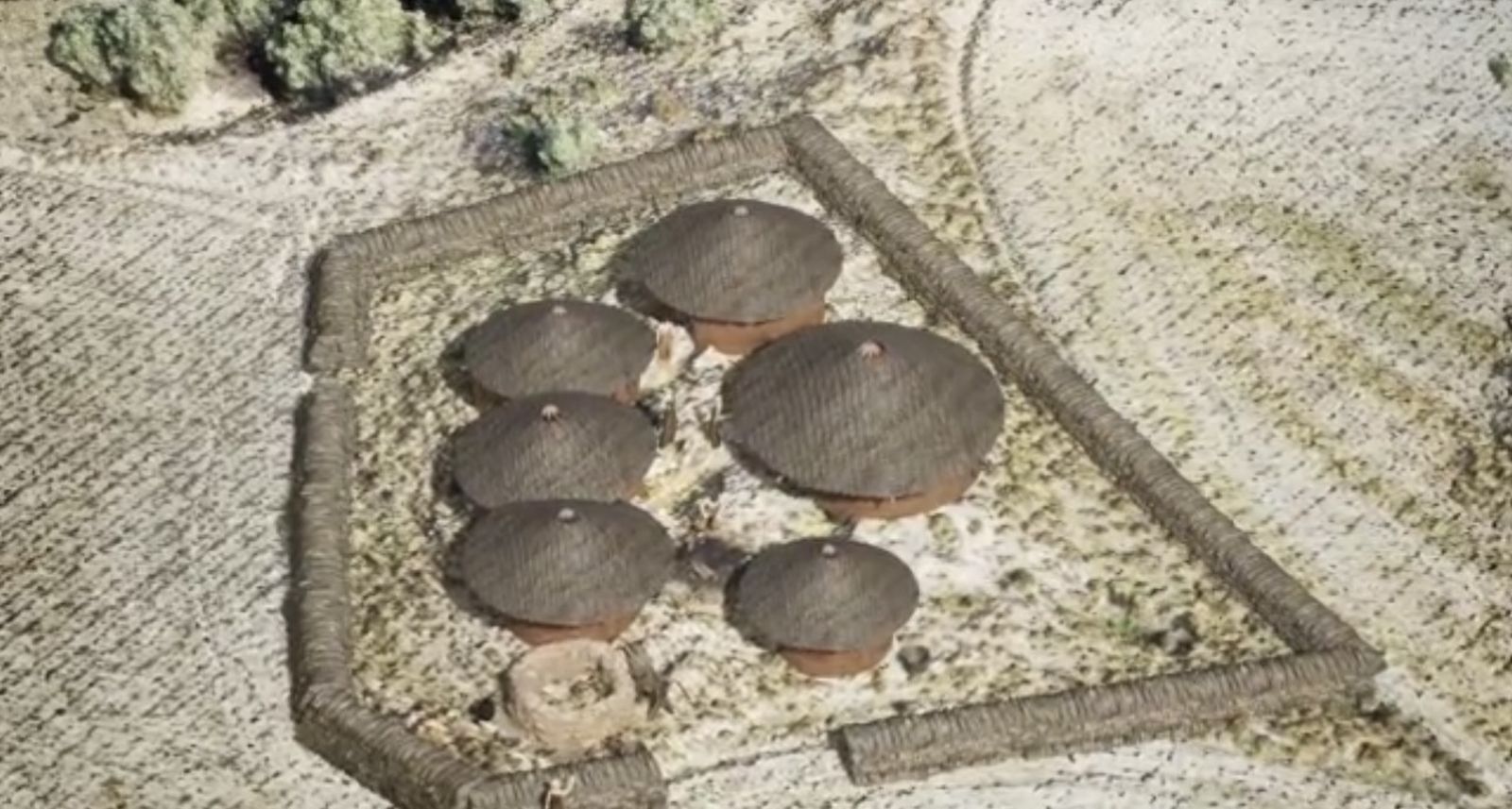 Recreación de como sería el Yacimiento de El Malagón, en el Norte de Granada