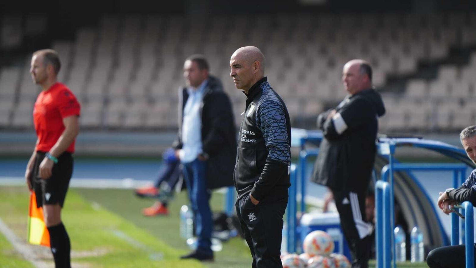 El exxerecista Jesule, técnico del Conil.