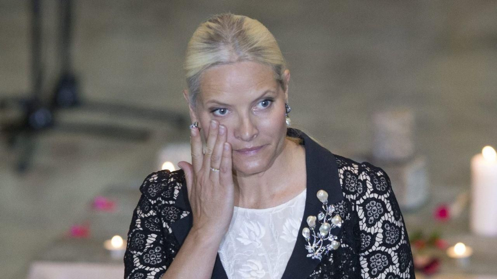 La princesa noruega, en uno de sus últimos actos oficiales.