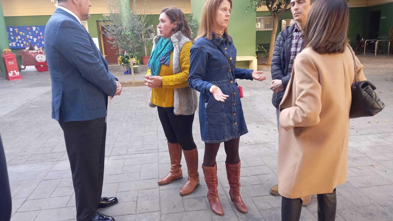 Visita reciente del delegado de Desarrollo Educativo a los centros que recibirán la inversión