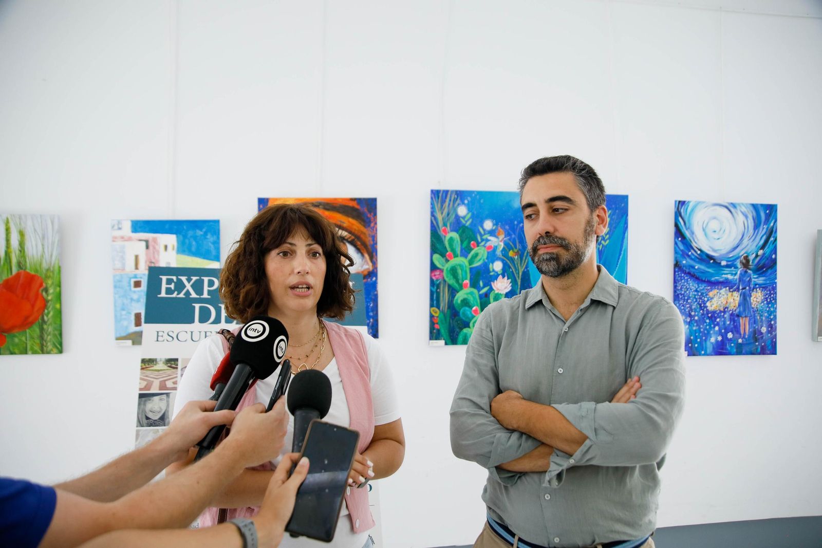 Exposición Arte Pintura de la sala Jairán, en imágenes