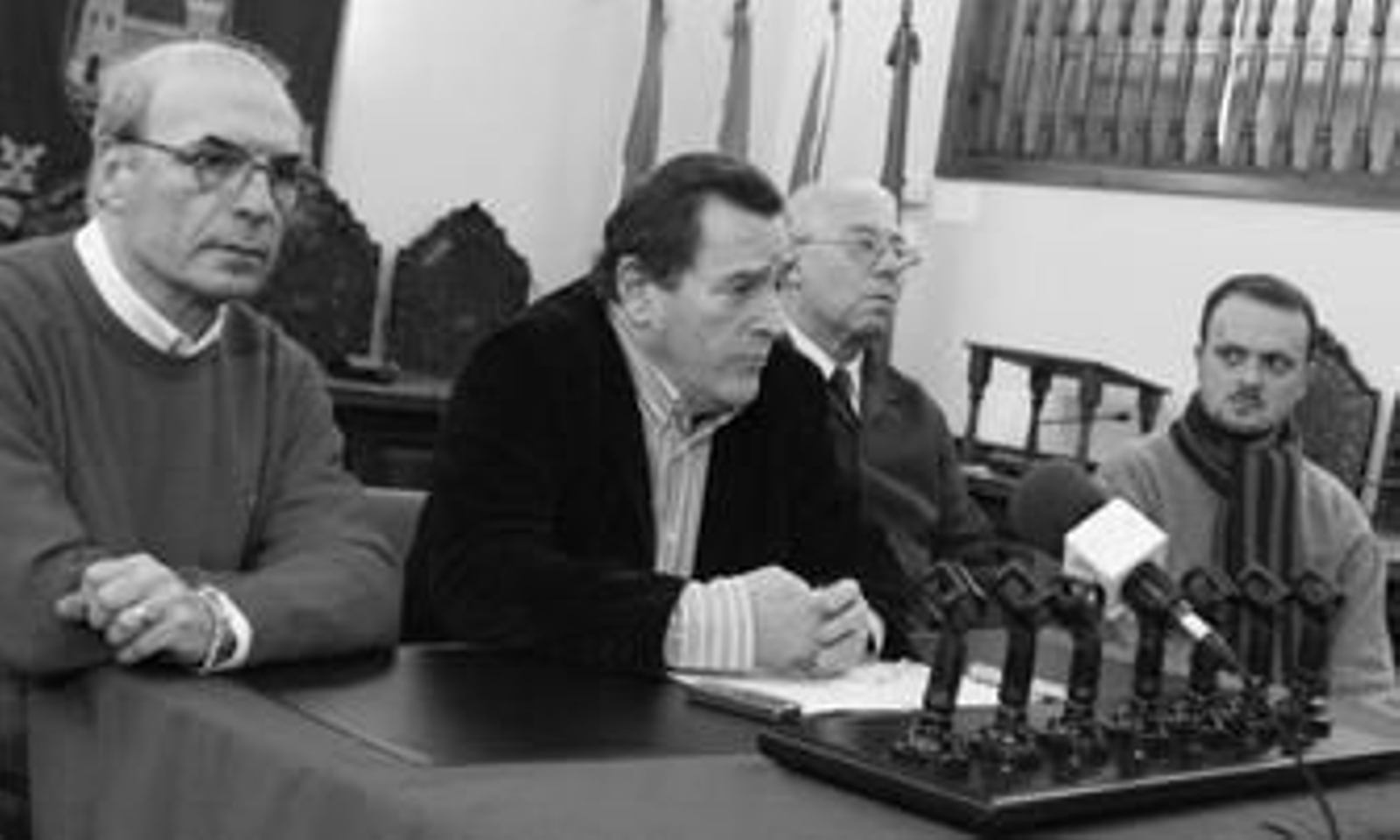 Pedro Velasco, Rafael Cordón, Juan Macías y Juan Enrique Sánchez.