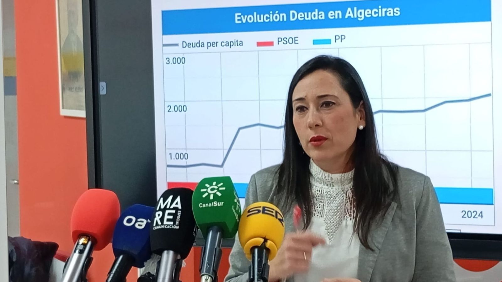 Rocío Arrabal, secretaria general y portavoz municipal del PSOE.