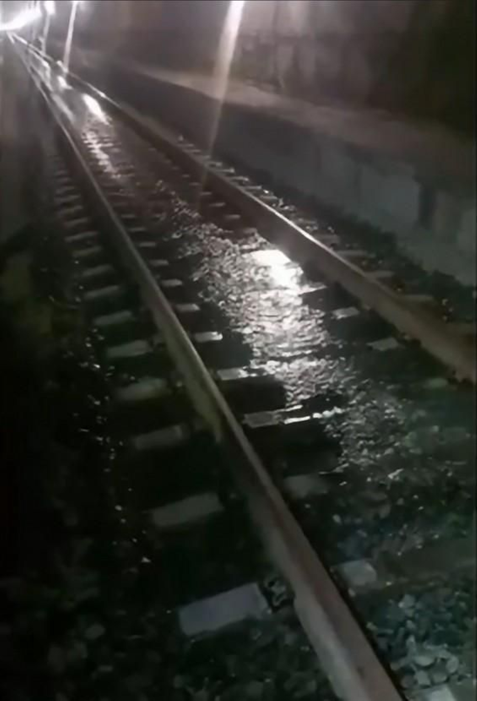 Filtraciones en el túnel del AVE a la altura del Valle de Abdalajís