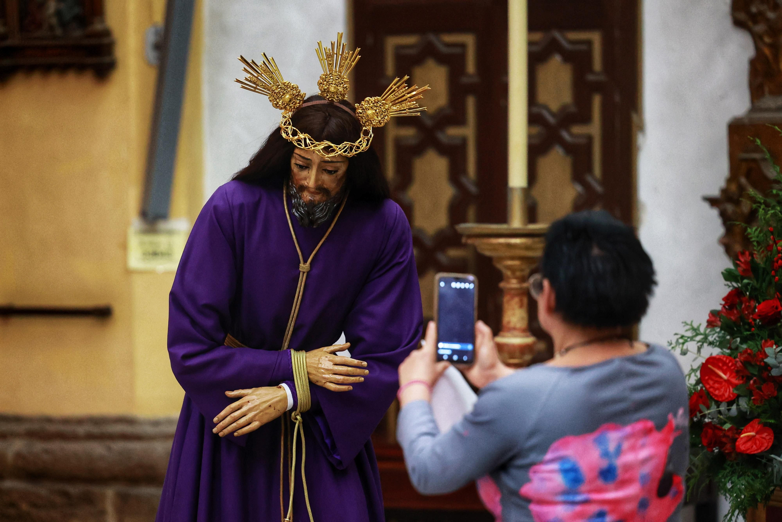 Las imágenes del regreso de la imagen del Nazareno de San Fernando a la Iglesia Mayor