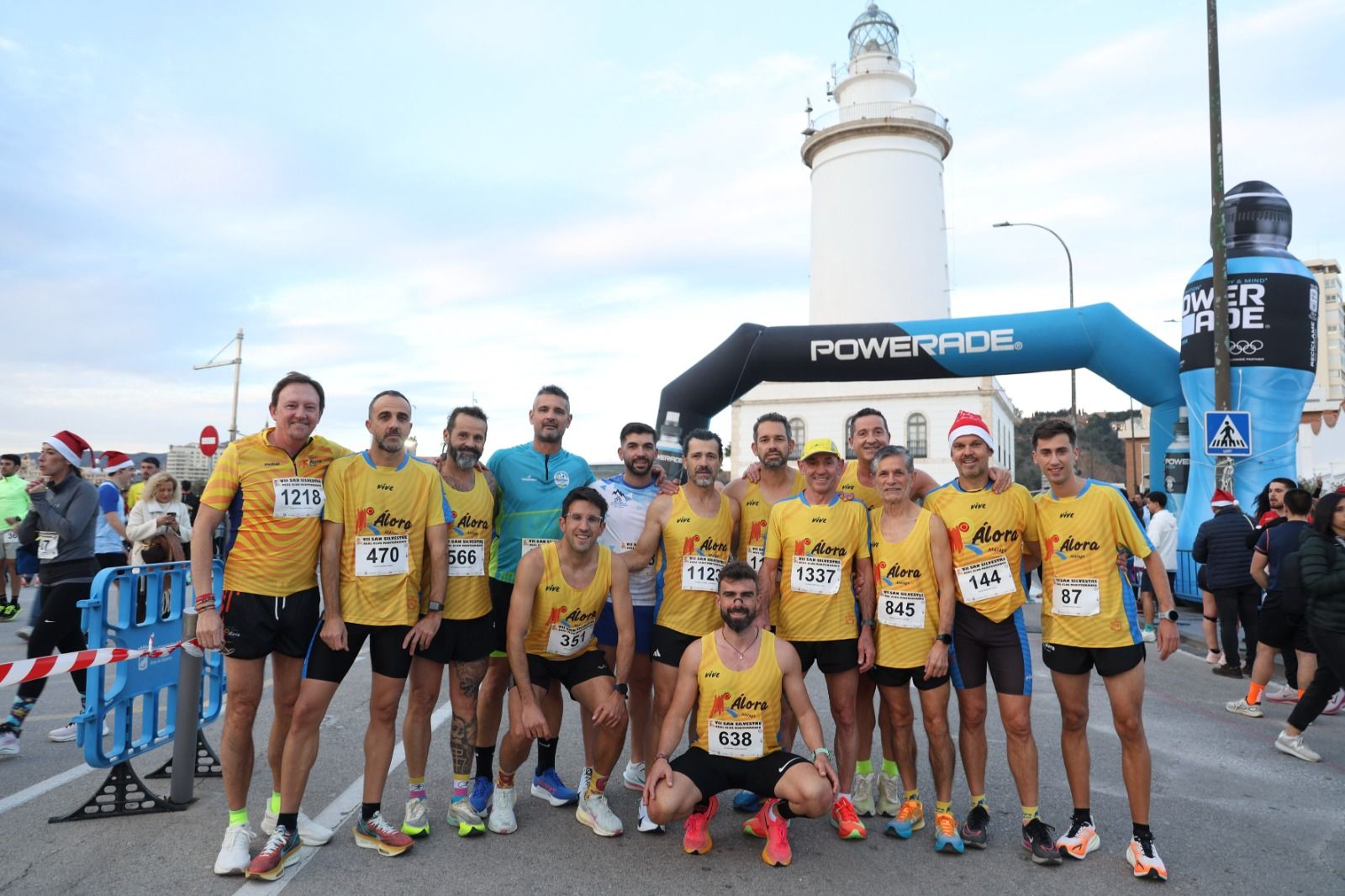 Las fotos de la San Silvestre del Real Club Mediterráneo en Málaga
