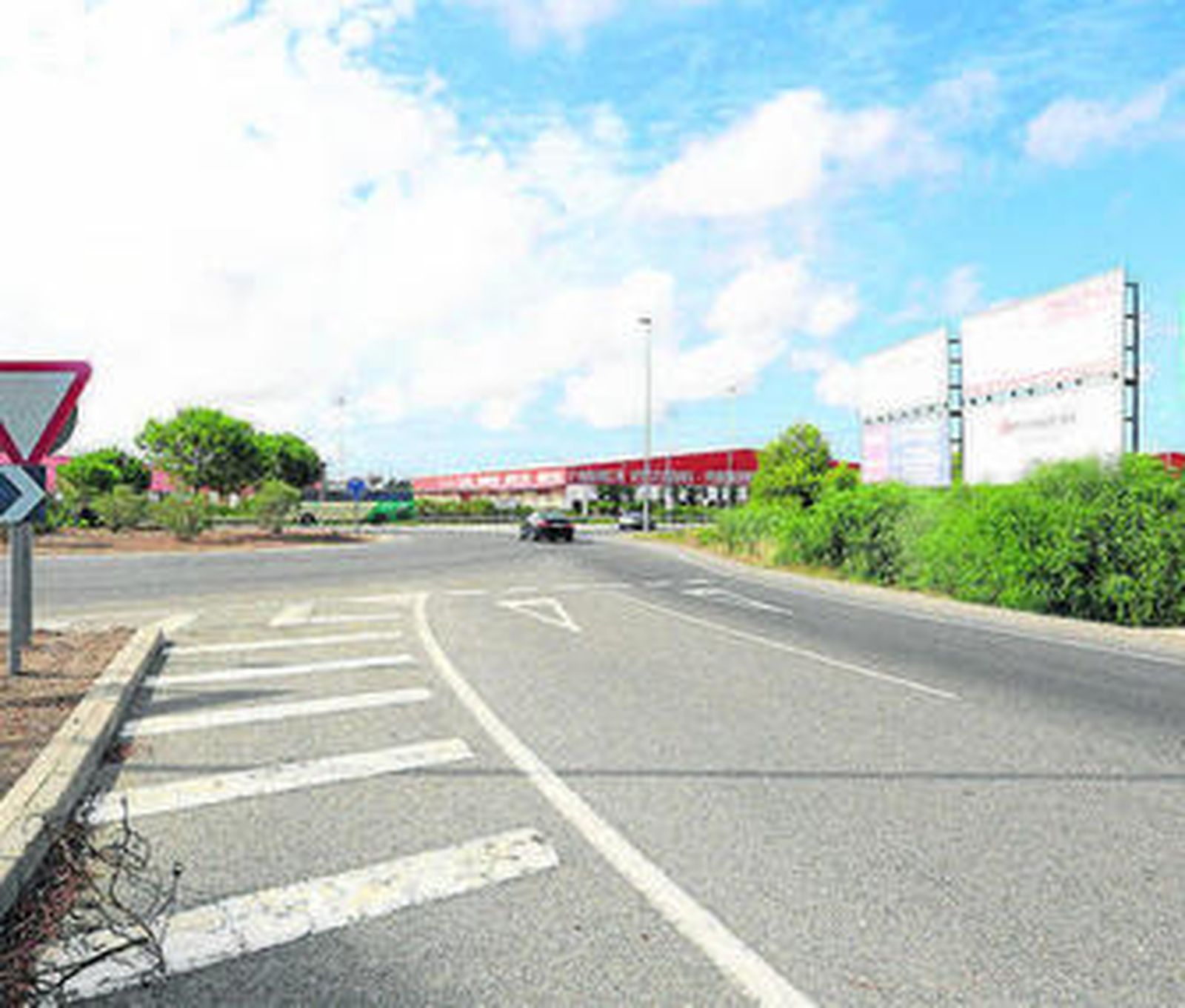 Lugar en el que se habilitaría la nueva entrada a Pelagatos.