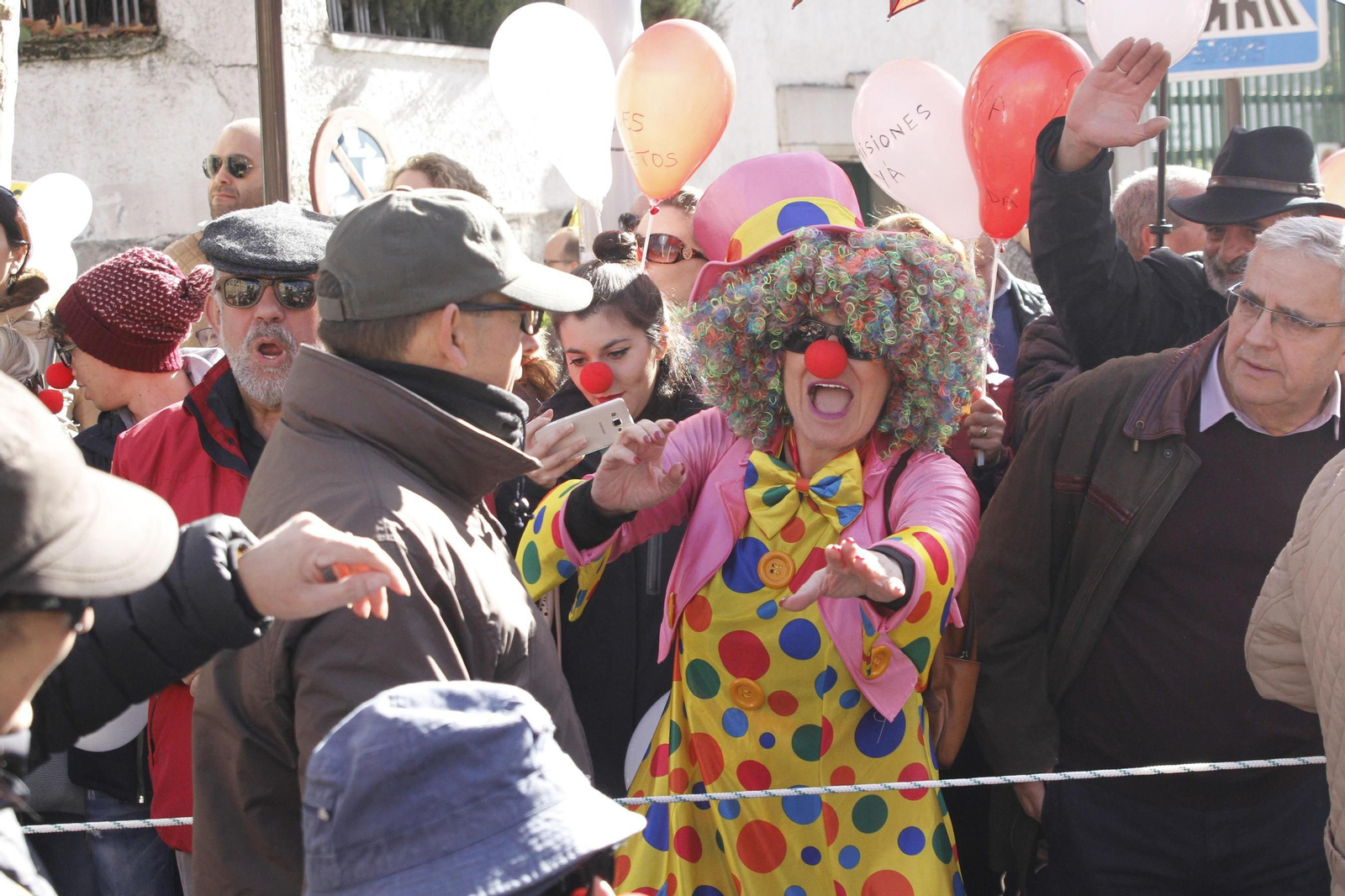 La marea blanca, en Granada