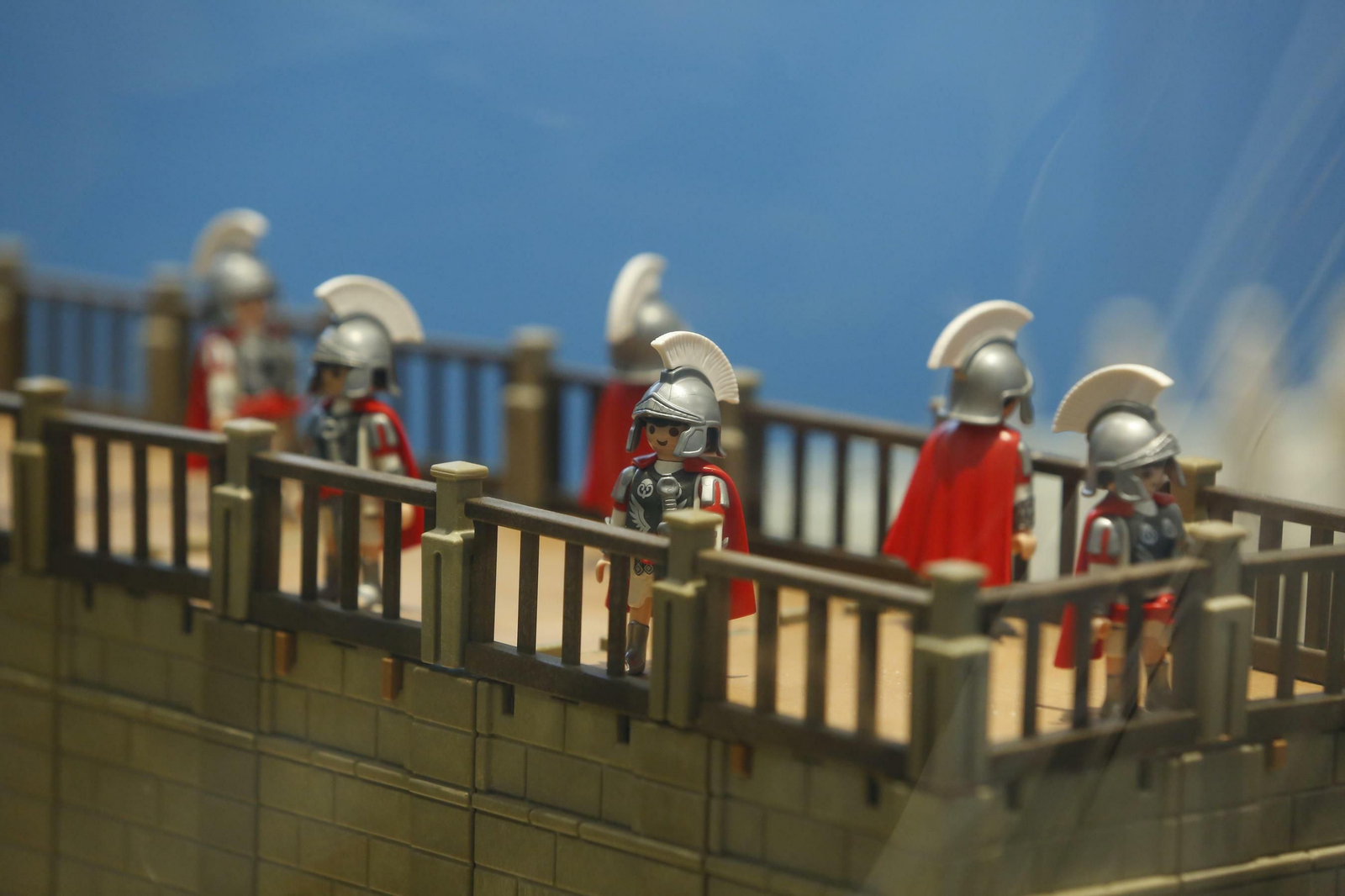Imágenes del belén de figuras de playmobil de Granada