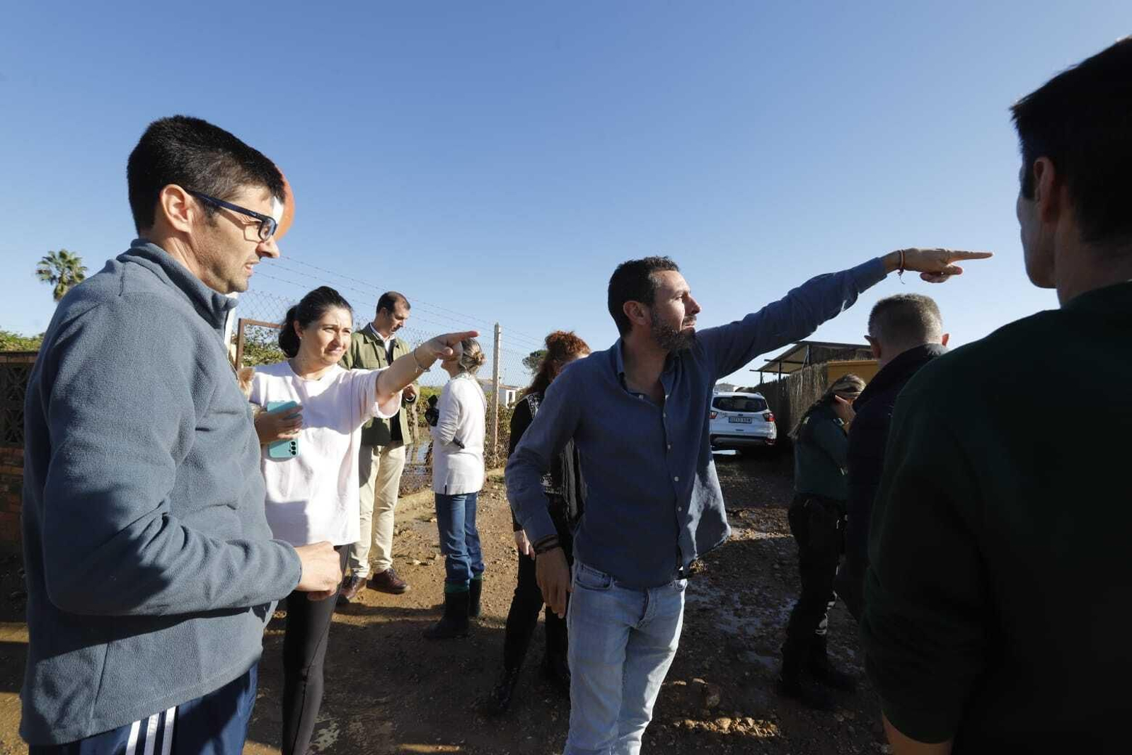 Las imágenes de las grandes inundaciones en Los Palmares entre San Juan y Trigueros