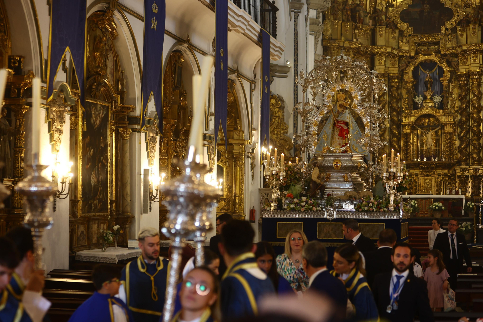 La procesión de la Virgen de la Cabeza de Córdoba, en imágenes