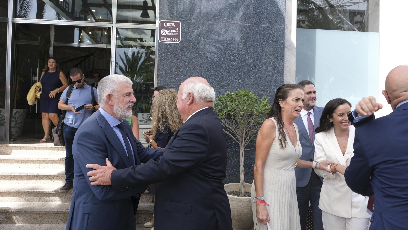 Imágenes del Foro Joly en Almería, con el Gobernador del Banco de España, Pablo Hernández de Cos