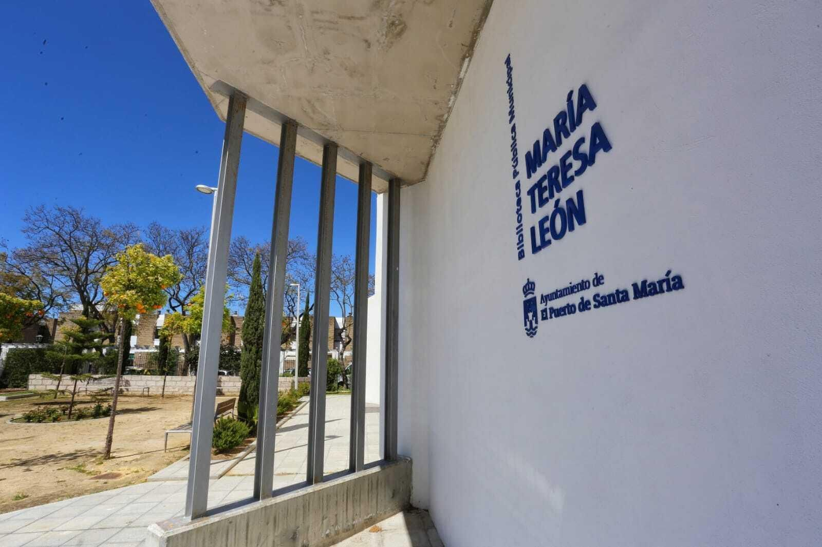 Una imagen de la biblioteca María Teresa León.