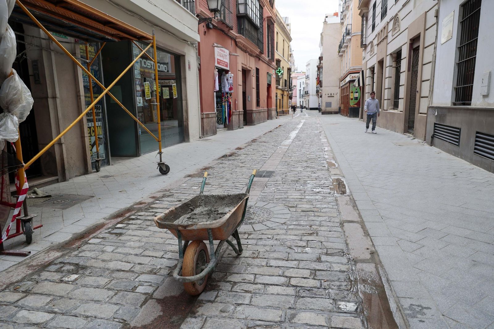 Así avanzan las obras en la calle Zaragoza