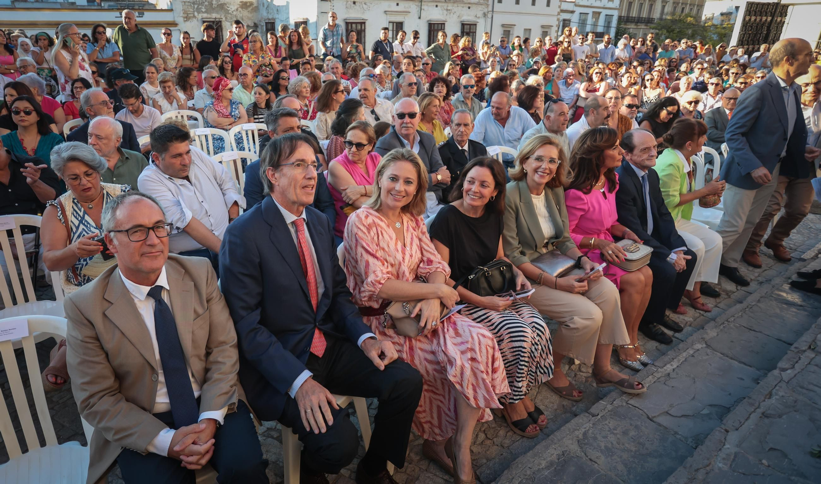 Imágenes de la Pisa de la Uva en la Catedral de Jerez