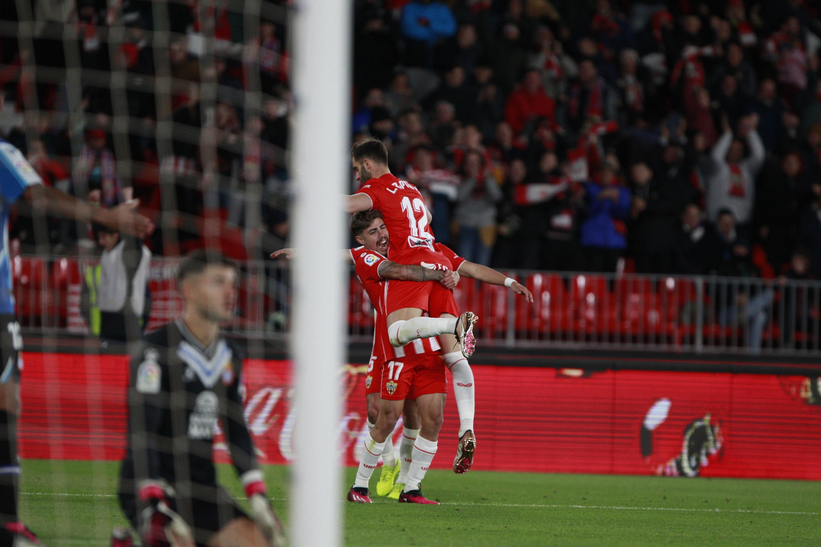 Imágenes del partido U.D. Almería-R.C.D. Espanyol