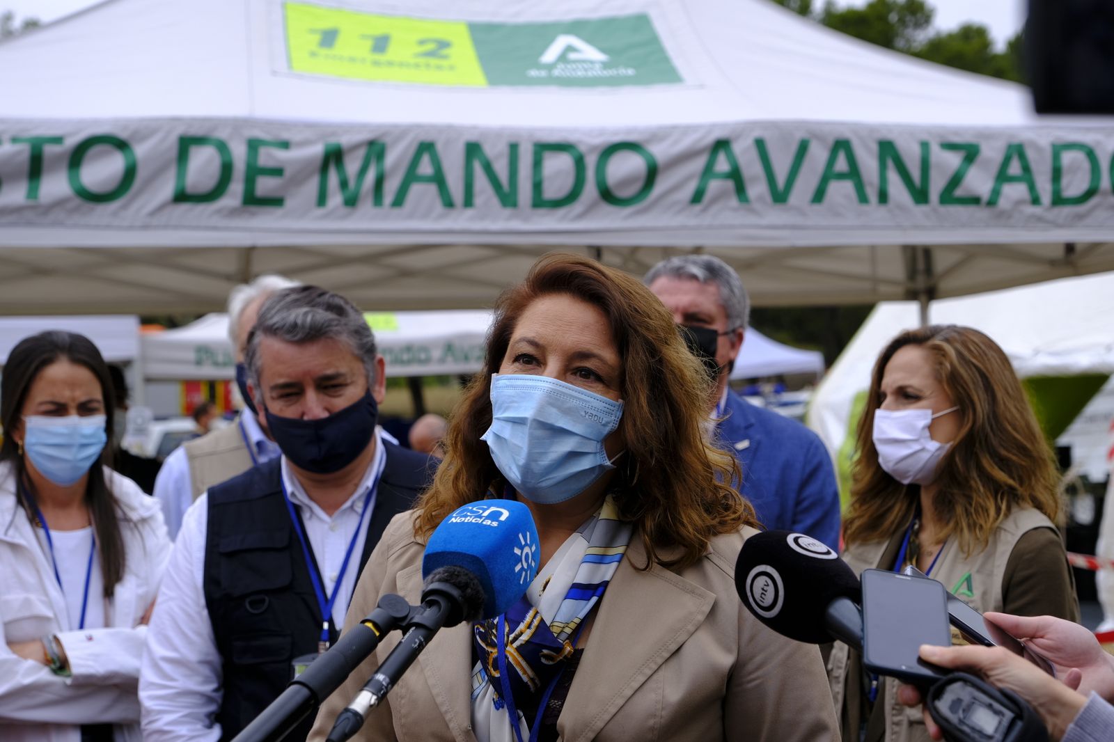 Fotogalería simulacro incendio forestal. Parque periurbano de Castala. Berja (Almería)