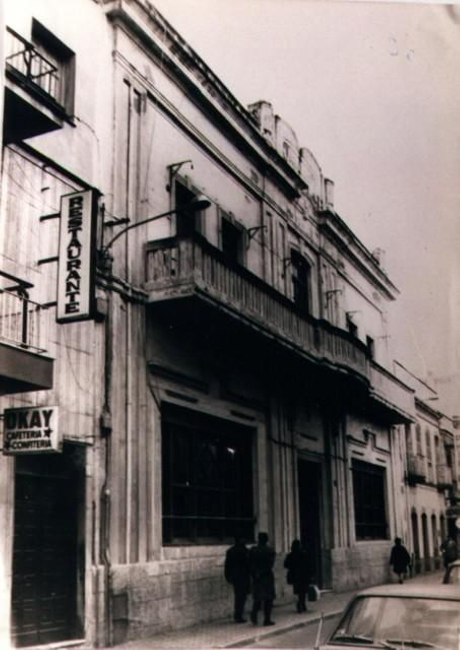 La fachada del Círculo Mercantil, en 1921.