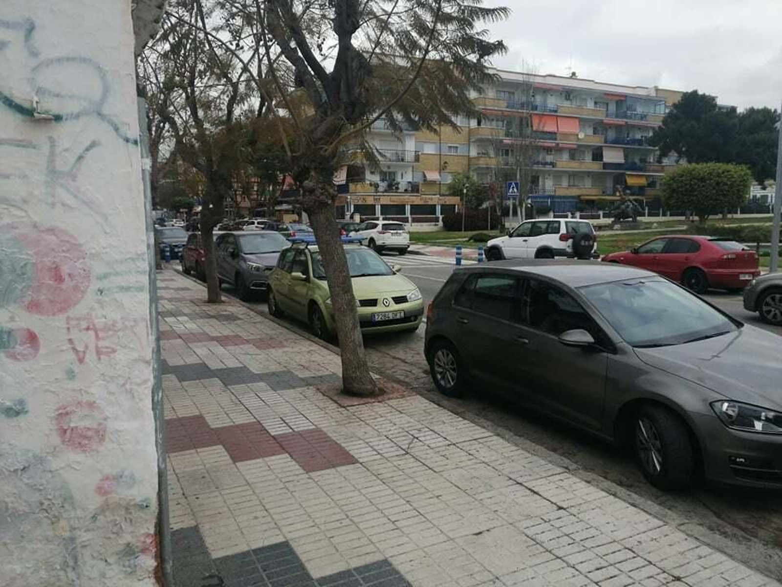 La zona en la que se produjo el atraco en Rincón de la Victoria