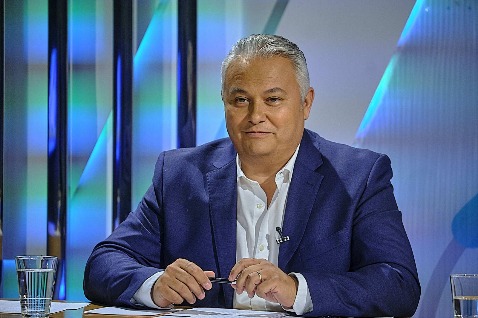 Los gestos de los candidatos durante el debate de las municipales en Onda Cádiz.