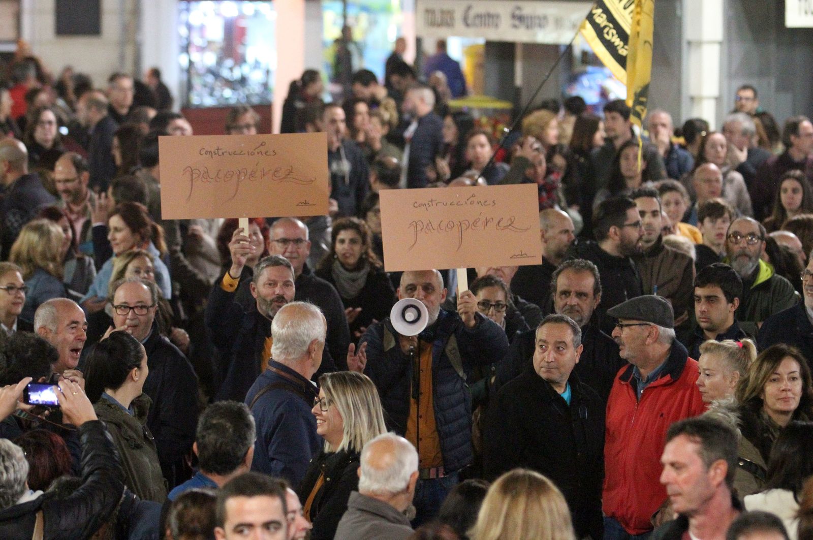 Imágenes de la manifestación contra los Fosfoyesos