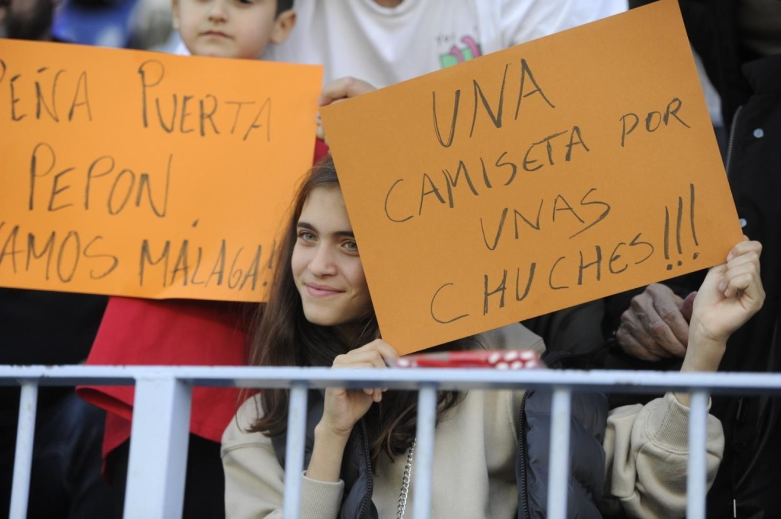 El Málaga CF - Burgos, en fotos