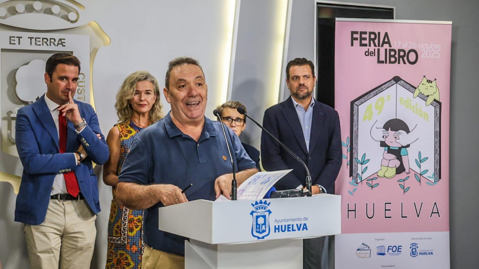 El presidente de la Asociación de Libreros de Huelva, Juan Antonio García Villadeamigo.