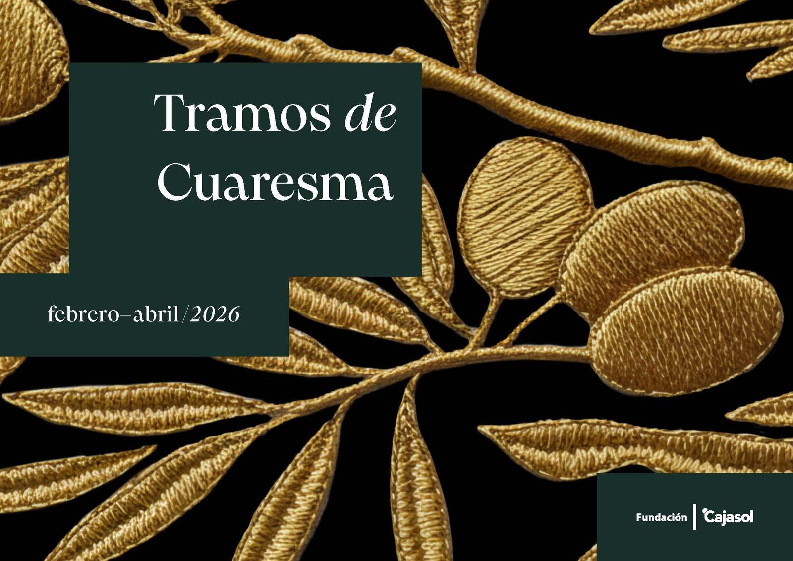 Cartel de 'Tramos de cuaresma'.