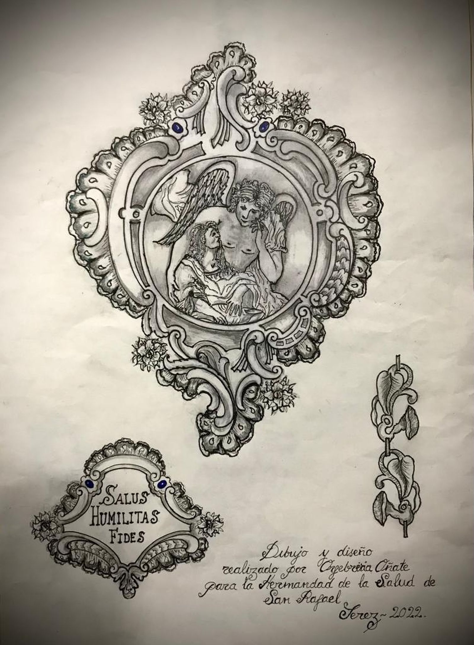 Medallón del pertiguero en San Rafael