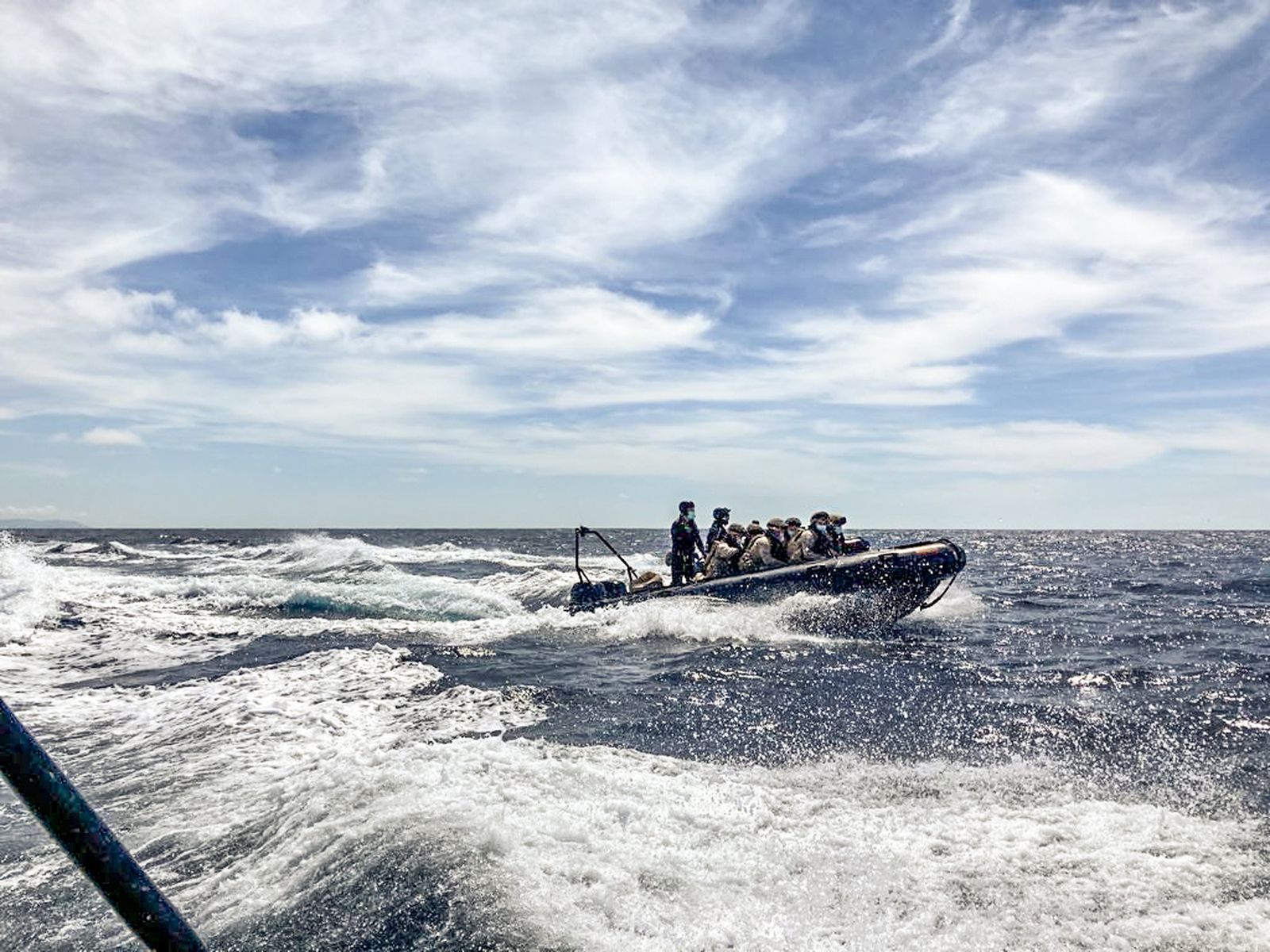 Imágenes de la Infantería de Marina en el Retín en Marfibex