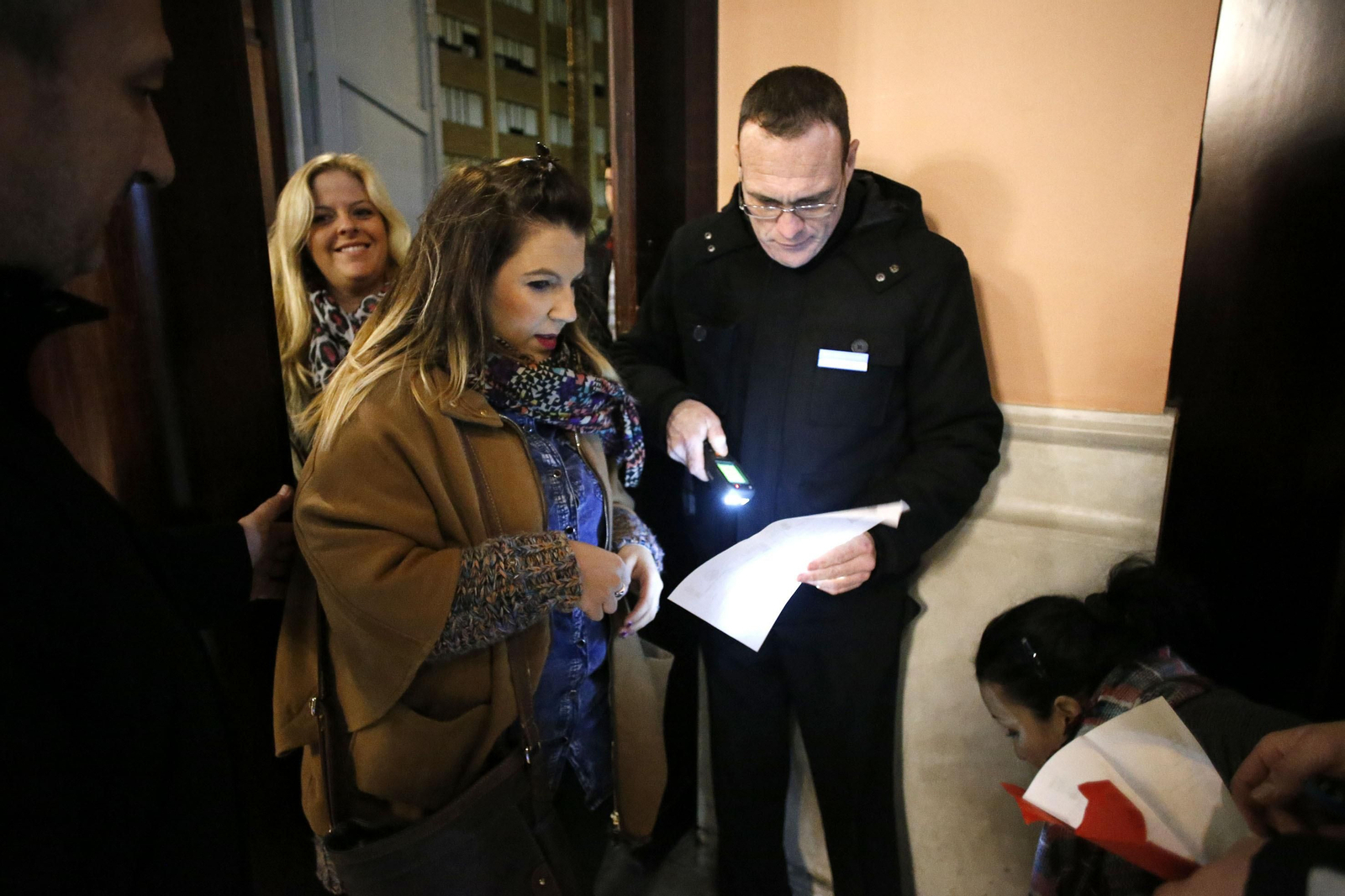 Control de entrada en el COAC 2016.