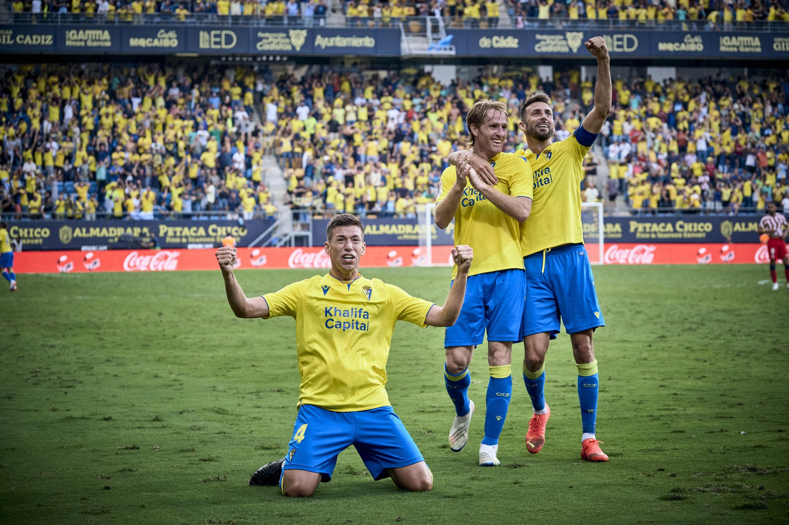 Partido de la victoria del Cádiz CF sobre el Atlético de Madrid
