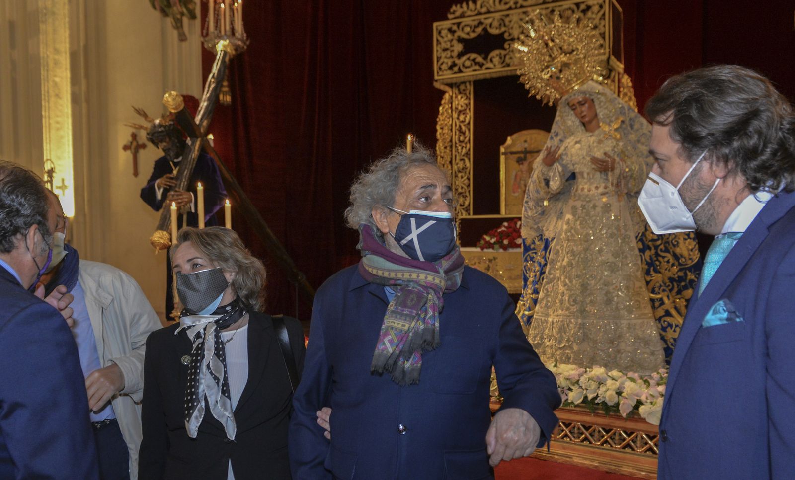 Jueves Santo en pandemia: Los Gitanos, en imágenes