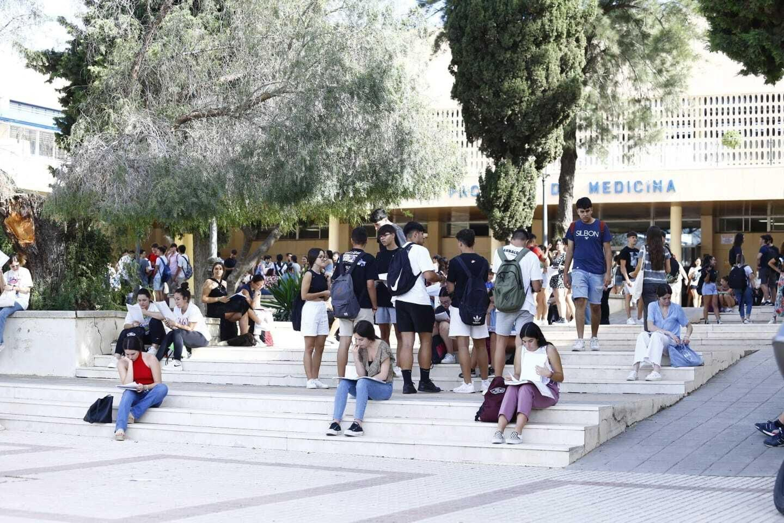 Selectividad 2022 en Málaga, en fotos