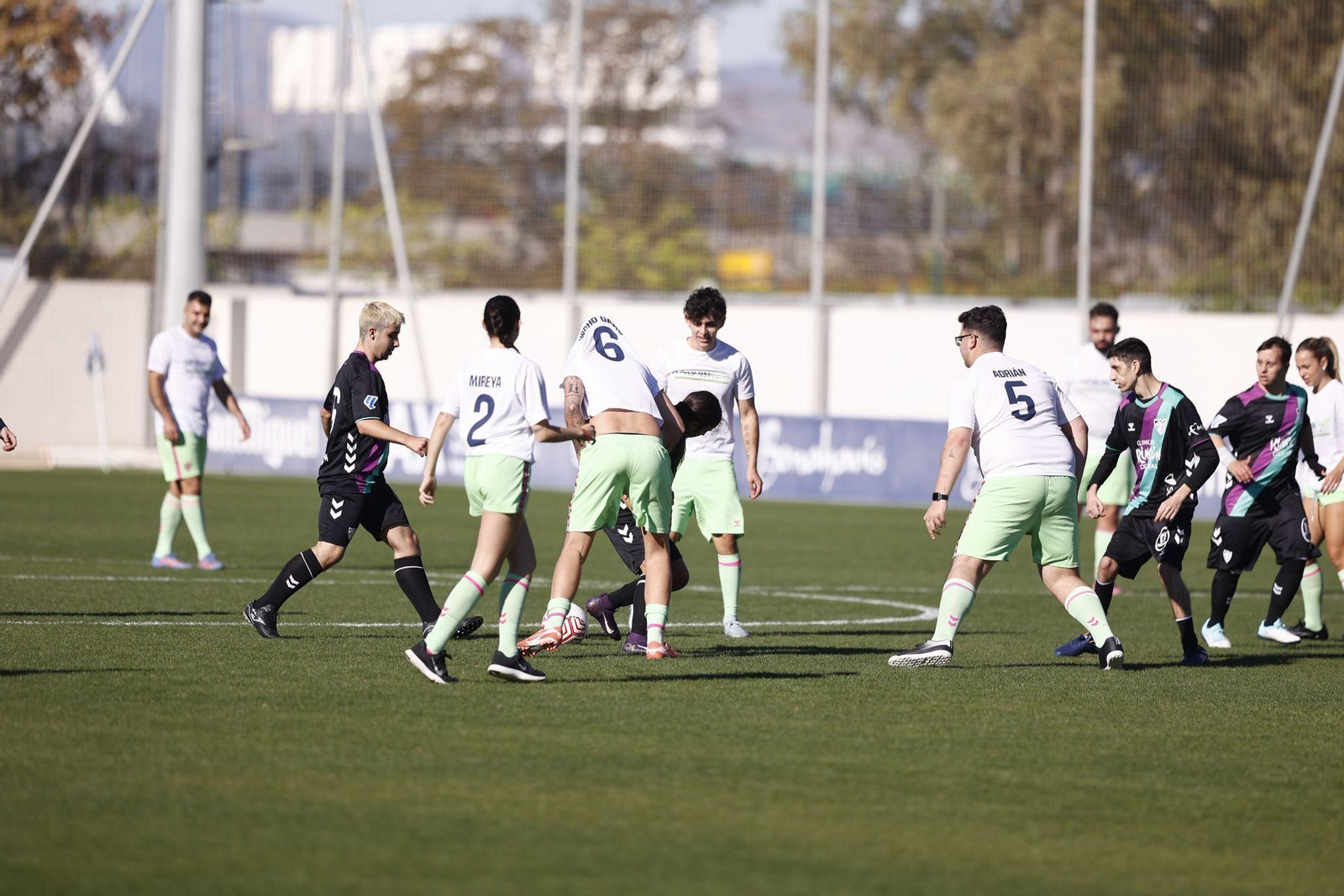 El Málaga CF Genuine se impone a la selección malagueña de influencers