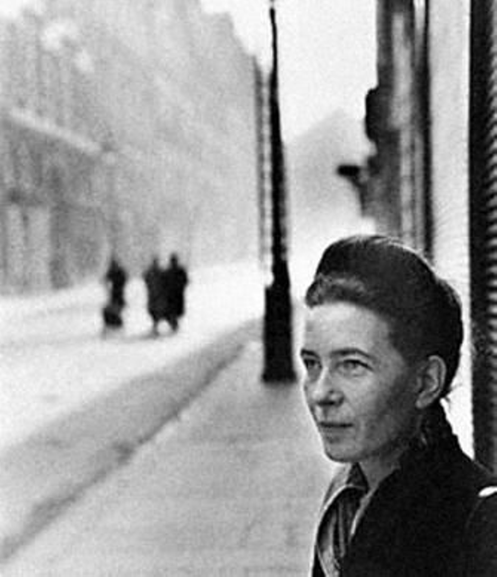 Simone de Beauvoir, según Cartier-Bresson.