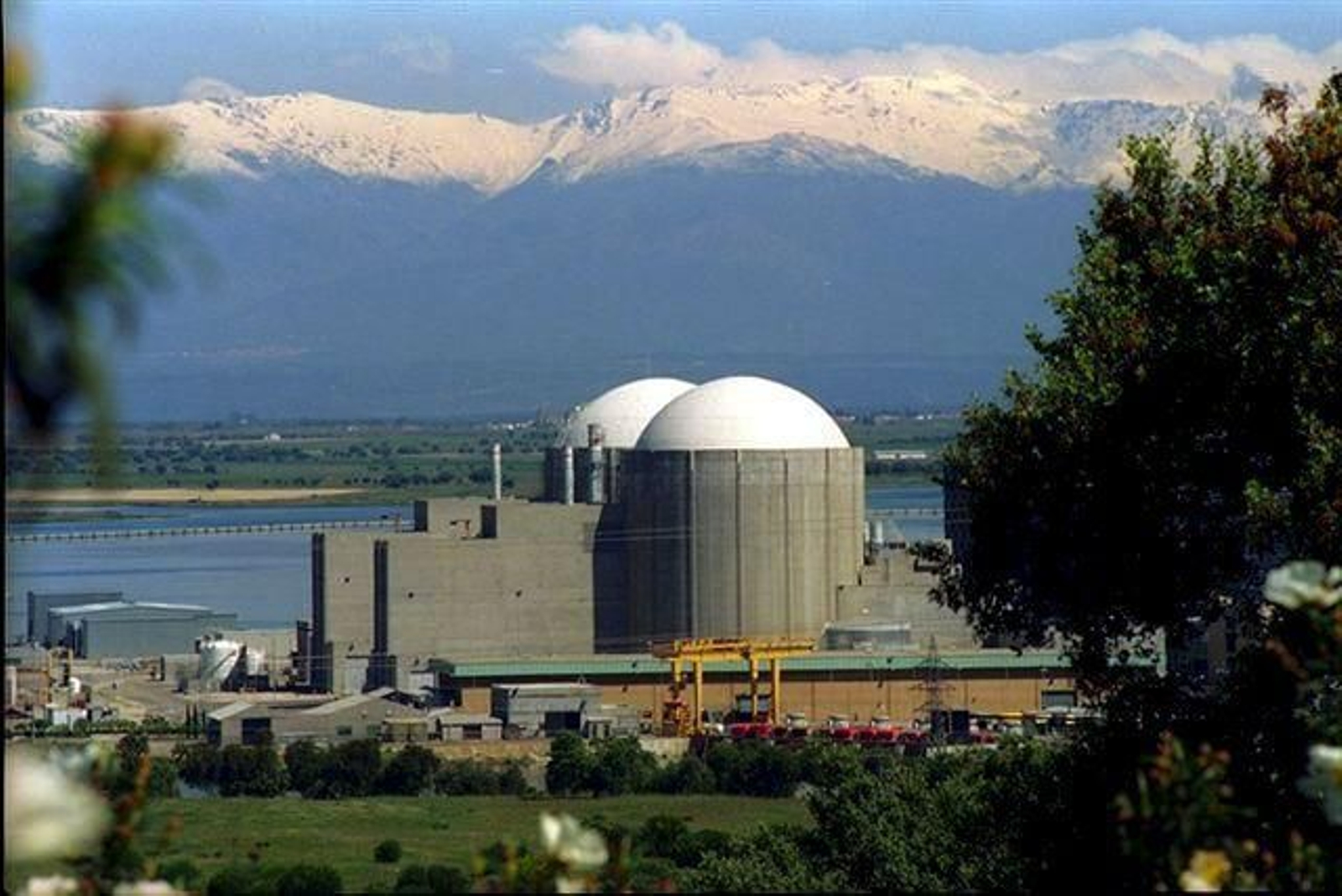 Vista de la central nuclear de Almaraz